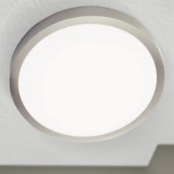 LED-Deckenleuchte Vika, rund, titan matt, Ø 23cm