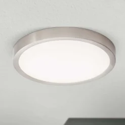LED-Deckenleuchte Vika, rund, titan matt, Ø 23cm