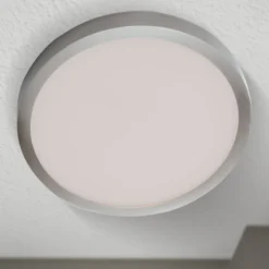 LED-Deckenleuchte Vika, rund, titan matt, Ø 23cm