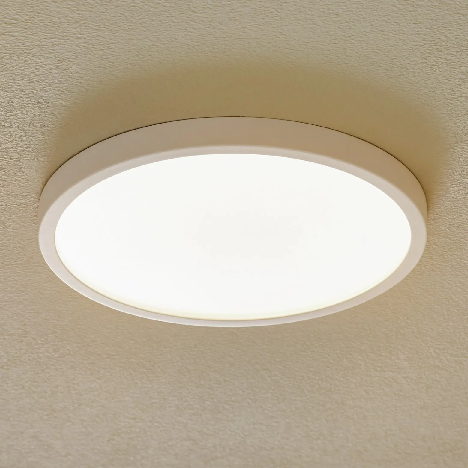 LED-Deckenleuchte Vika, rund, weiß, Ø 30cm