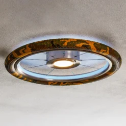 LED-Deckenleuchte Wheel, RGB, camouflage