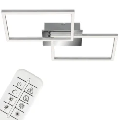 LED-Deckenleuchte 3149-018 zwei Quadrate