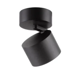 LED-Deckenspot PURE Cup, schwarz, Ø 9,5 cm, Metall