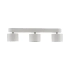 LED-Deckenspot PURE Cup, weiß, Länge 56 cm, Metall, 3-flg.