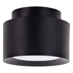 LED-Deckenspot Trimes, Ø 14 cm, schwarz, CCT, step-dim