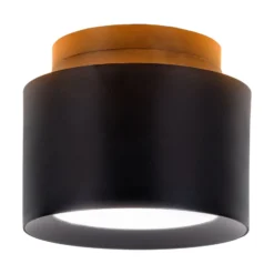 LED-Deckenspot Trimes, Ø 11,5 cm, schwarz, CCT, step-dim