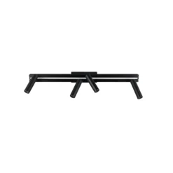 LED-Deckenspot Zeno, 4 Spots, schwarz matt, Metall