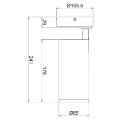 LED-Deckenstrahler Lucea, justierbar, 20 W schwarz