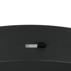 LED-Deckenstrahler Romeo, Ø 30 cm, schwarz, Metall, 5-flg.
