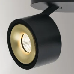 LED-Deckenstrahler Specter, schwarz, Länge 19,4 cm, Alu