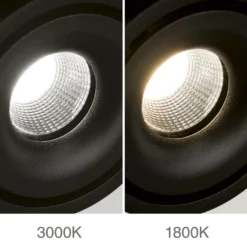 LED-Deckenstrahler Specter, schwarz, Länge 19,4 cm, Alu