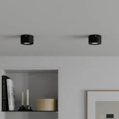 LED-Deckenstrahler Tube, schwarz