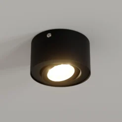 LED-Deckenstrahler Tube, schwarz