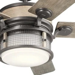 LED-Deckenventilator Ahrendale, IP44