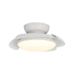LED-Deckenventilator Aloha weiß DC-Motor leise Ø 90 cm CCT