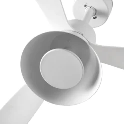 LED-Deckenventilator Amelia Cone L, weiß, DC, leise, 132 cm