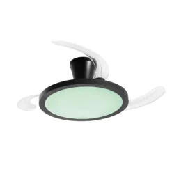LED-Deckenventilator Condor, schwarz Ø 106 cm CCT RGB, leise