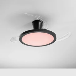 LED-Deckenventilator Condor, schwarz Ø 106 cm CCT RGB, leise