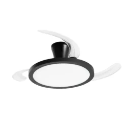 LED-Deckenventilator Condor, schwarz Ø 106 cm CCT RGB, leise