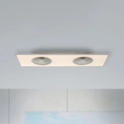 LED-Deckenventilator Flat-Air, CCT, weiß, 120x40cm