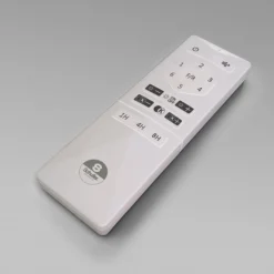 LED-Deckenventilator Herón schwarz/gold/rauch Ø 106 cm leise