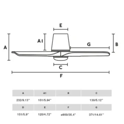 LED-Deckenventilator Hey, schwarz, DC, leise, Ø 90 cm, CCT