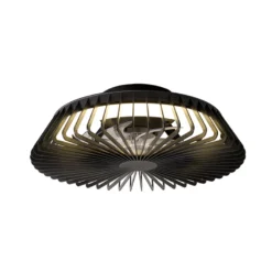 LED-Deckenventilator Himalaya Mini, schwarz, DC, leise, CCT