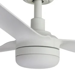 LED-Deckenventilator Punt M, weiß, DC, leise, Ø 130 cm, CCT