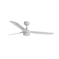 LED-Deckenventilator Punt M, weiß, DC, leise, Ø 130 cm, CCT