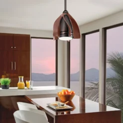 LED-Deckenventilator Terna bronze geölt/gebürstet
