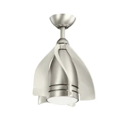 LED-Deckenventilator Terna nickel/creme