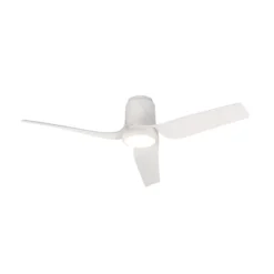 LED-Deckenventilator Ushuaia weiß DC leise Ø 134 cm CCT