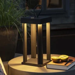 LED-Dekoleuchte Cannes USB, schwarz