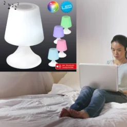 LED-Dekoleuchte Curbi mit Bluetooth-Lautsprecher
