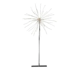 LED-Dekoleuchte Firework 3D silbergrau Höhe 50cm