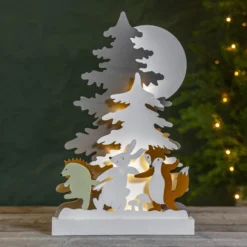LED-Dekoleuchte Forest Friends, Hase, Fuchs, Igel