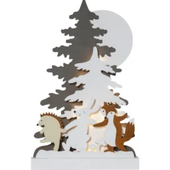 LED-Dekoleuchte Forest Friends, Hase, Fuchs, Igel
