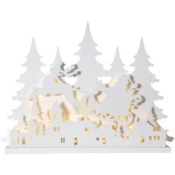 LED-Dekoleuchte Grandy Weihnachtsmann, Länge 80cm