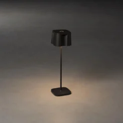 LED-Dekoleuchte Nice USB-Ladeanschluss, schwarz