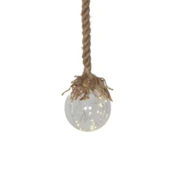 LED-Dekorationsleuchte Jutta, Glaskugel Ø 10 cm