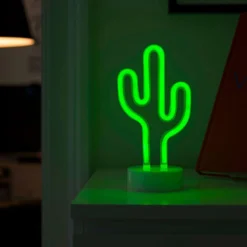 LED-Dekorationsleuchte Kaktus, batteriebetrieben