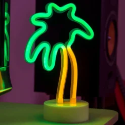 LED-Dekorationsleuchte Palme, batteriebetrieben