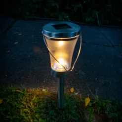 LED-Deko-Solarleuchte 5146408 mit Erdspieß 8er-Set