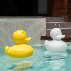 LED-Designleuchte DUCK-DUCK S für außen in Gelb