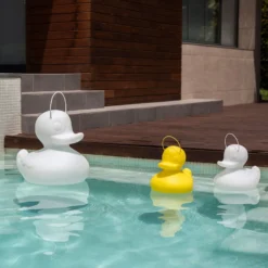 LED-Designleuchte DUCK-DUCK S für außen in Weiß
