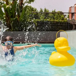 LED-Designleuchte DUCK-DUCK XL für außen in Gelb