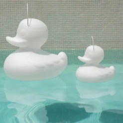 LED-Designleuchte DUCK-DUCK XL für außen in Weiß
