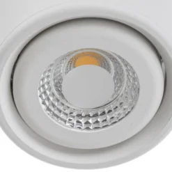 LED-Downlight Anzio, schwenkbar, weiß