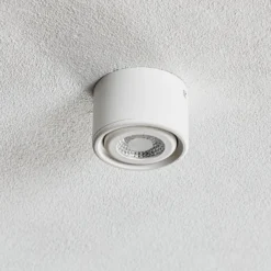LED-Downlight Anzio, schwenkbar, weiß