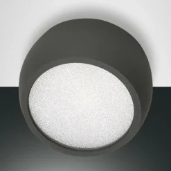 LED-Downlight Vasto, anthrazit, Ø 8 cm, 120°, Aluminium